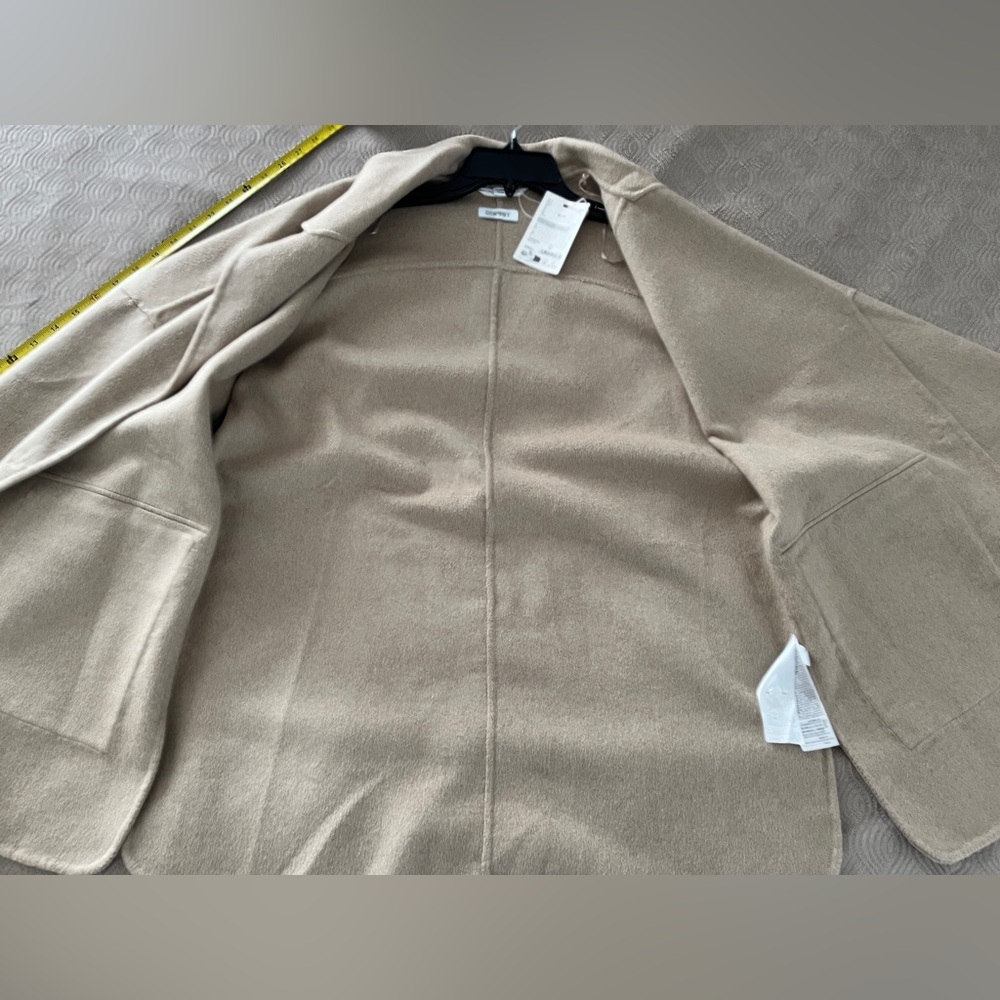 Esprit oversized coat in camel size X small - Picture 10 of 12